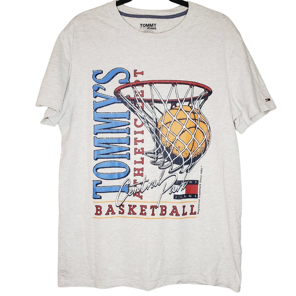 NWOT-Tommy Jeans Vintage Style '85 Athletic Dept Basketball Tee (med)